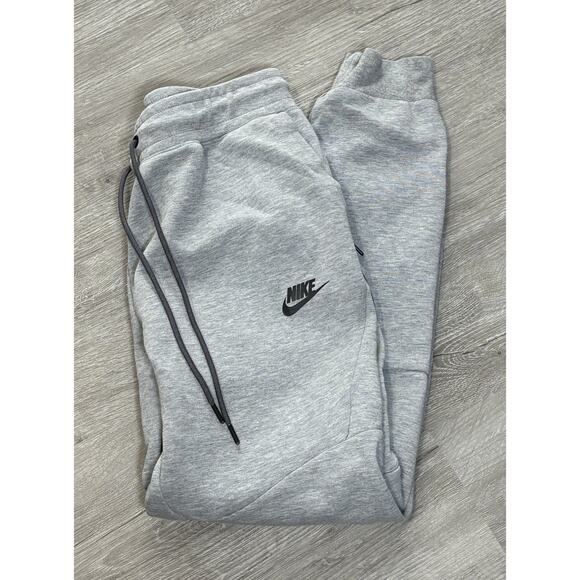 Nike Sportswear Tech Fleece Jogger Men Sz M Sweatpants Drawstring 805163-063 - Picture 3 of 6